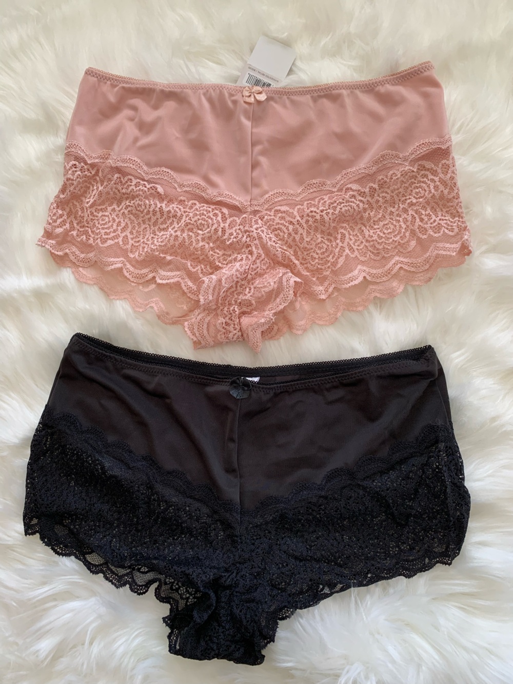 Women’s Lace Trim Boyshorts Panties
Size 1X